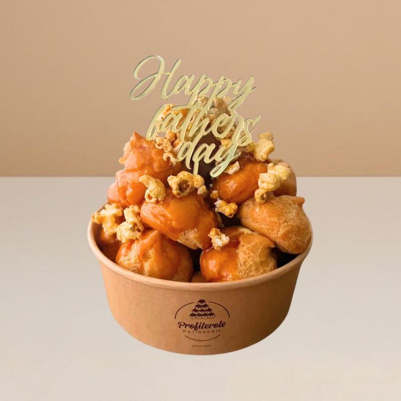 Father's Day Profiteroles in a Bowl