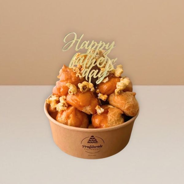 Father's Day Profiteroles in a Bowl