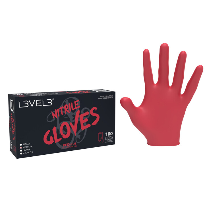 LEVEL 3 GLOVES RED(MEDIUM)
