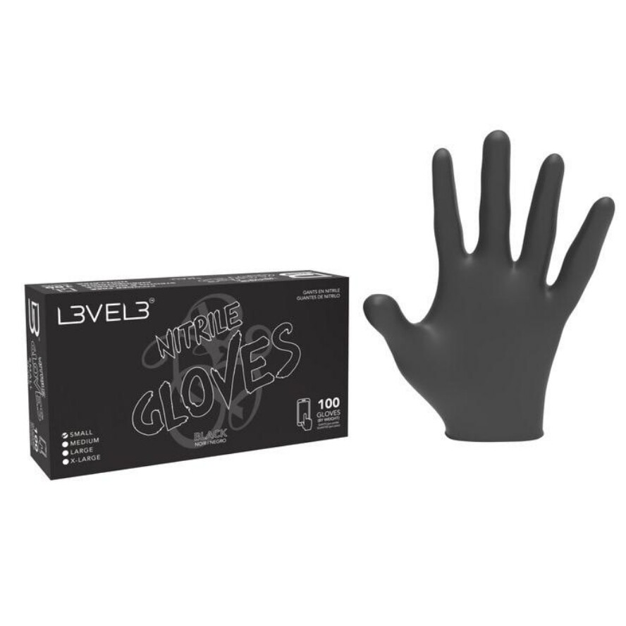 LEVEL 3 GLOVES BLACK (MEDIUM)
