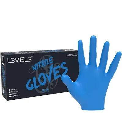 LEVEL3 BLUE GLOVES LARGE
