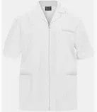 BARBER JACKET WHITE LARGE