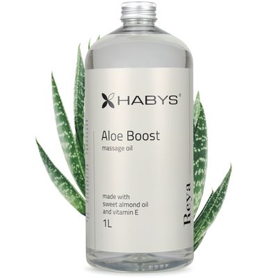 Masāžas eļļa Aloe Boost, HABYS, 1000ml