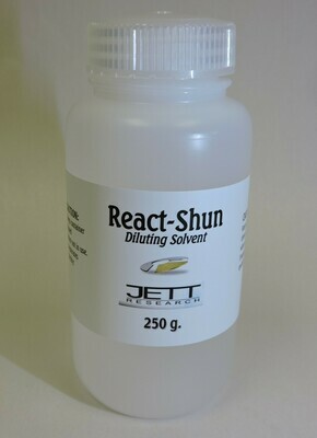 React-Shun Solvent only250 Grams React-Shun Solvent Only (250 Grams)
This material replaces the solvent carrier part of React-Shun only. Keep the lid on my friends...