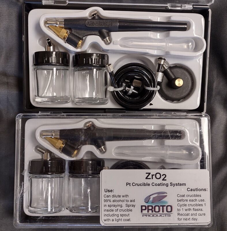 ZrO2 Crucible Spray System