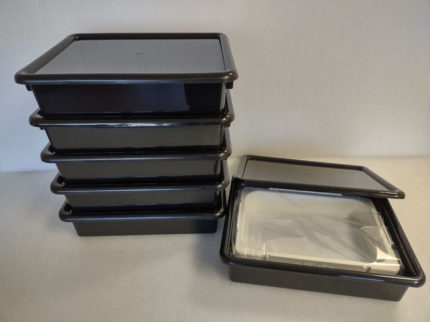 Ultra Stackable Tray Storage Containers