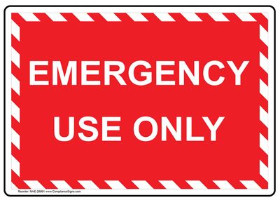 MAX & MAX-X Emergency Cards