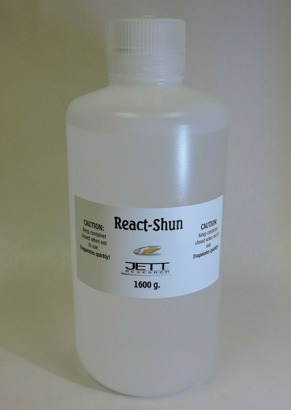 React-Shun 1600 grams Direct Casting and Molding Barrier Liquid This is the large bottle that contains the active ingredients. React-Shun 1600 grams Direct Casting and Molding Barrier Liquid This is the large bottle that contains the active ingredients.