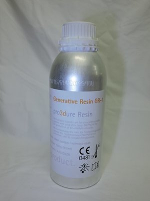 Pro3dure GR1 Black 1 Liter