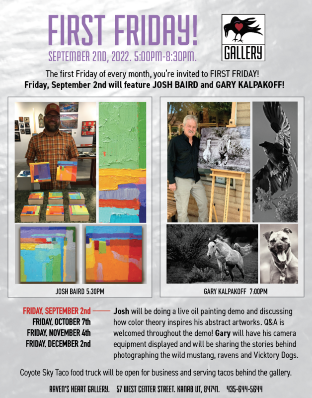 FIRST FRIDAY! September 2nd