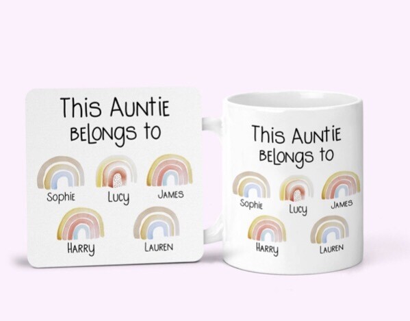 Rainbow Families Mug And Coaster Set