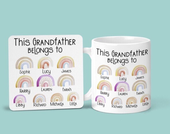 Rainbow Families Mug And Coaster Set