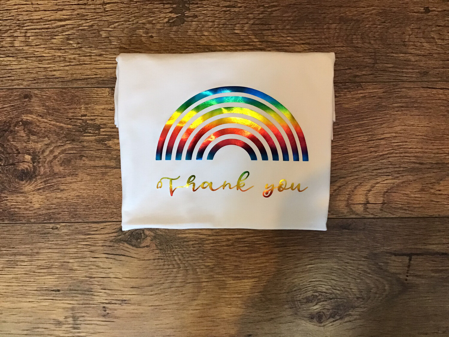 Rainbow Thank You T Shirt