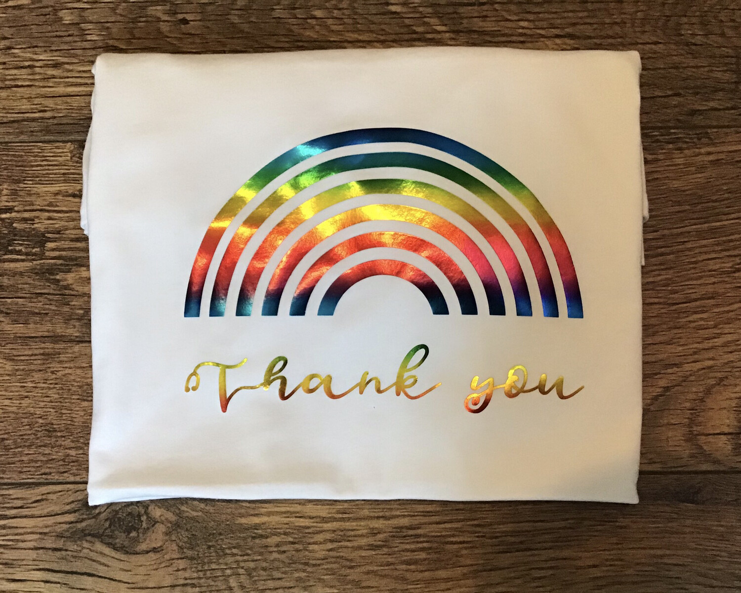 Rainbow Thank You T Shirt