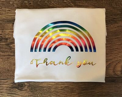 Rainbow Thank You T Shirt