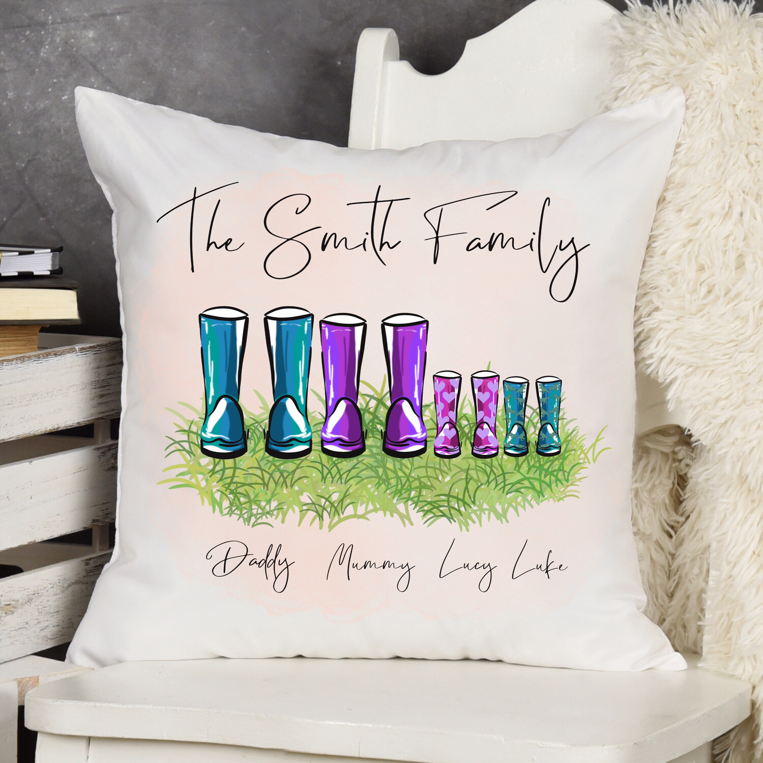 Welly Family Cushion
