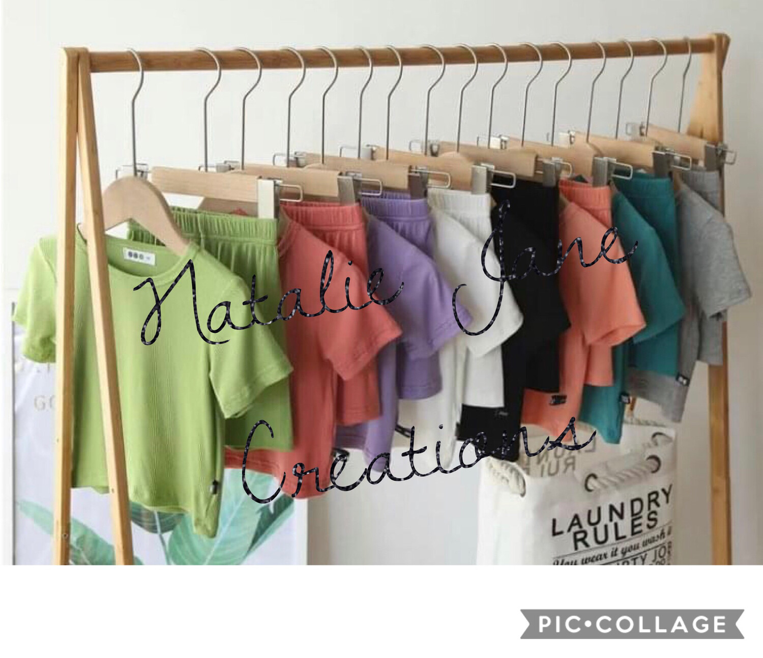 Ribbed Shorts &amp; T Shirt Set
