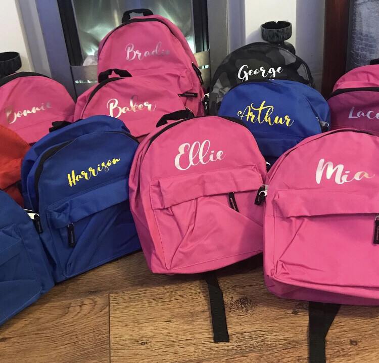 Personalised Mini Backpack