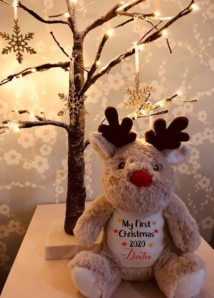 Soft Cuddly Christmas Reindeer