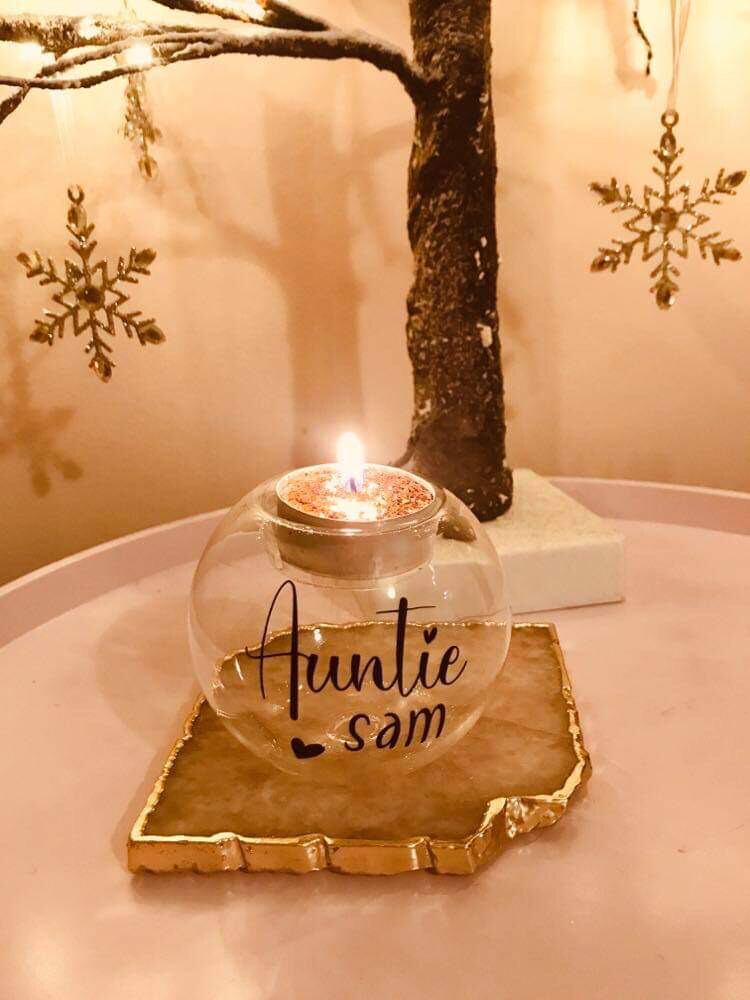 Personalised Candle Holder