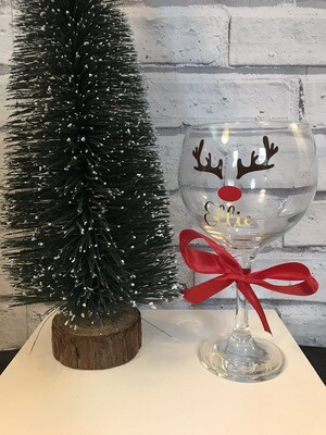 Reindeer Glass