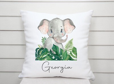 Safari Animal Personalised Cushion