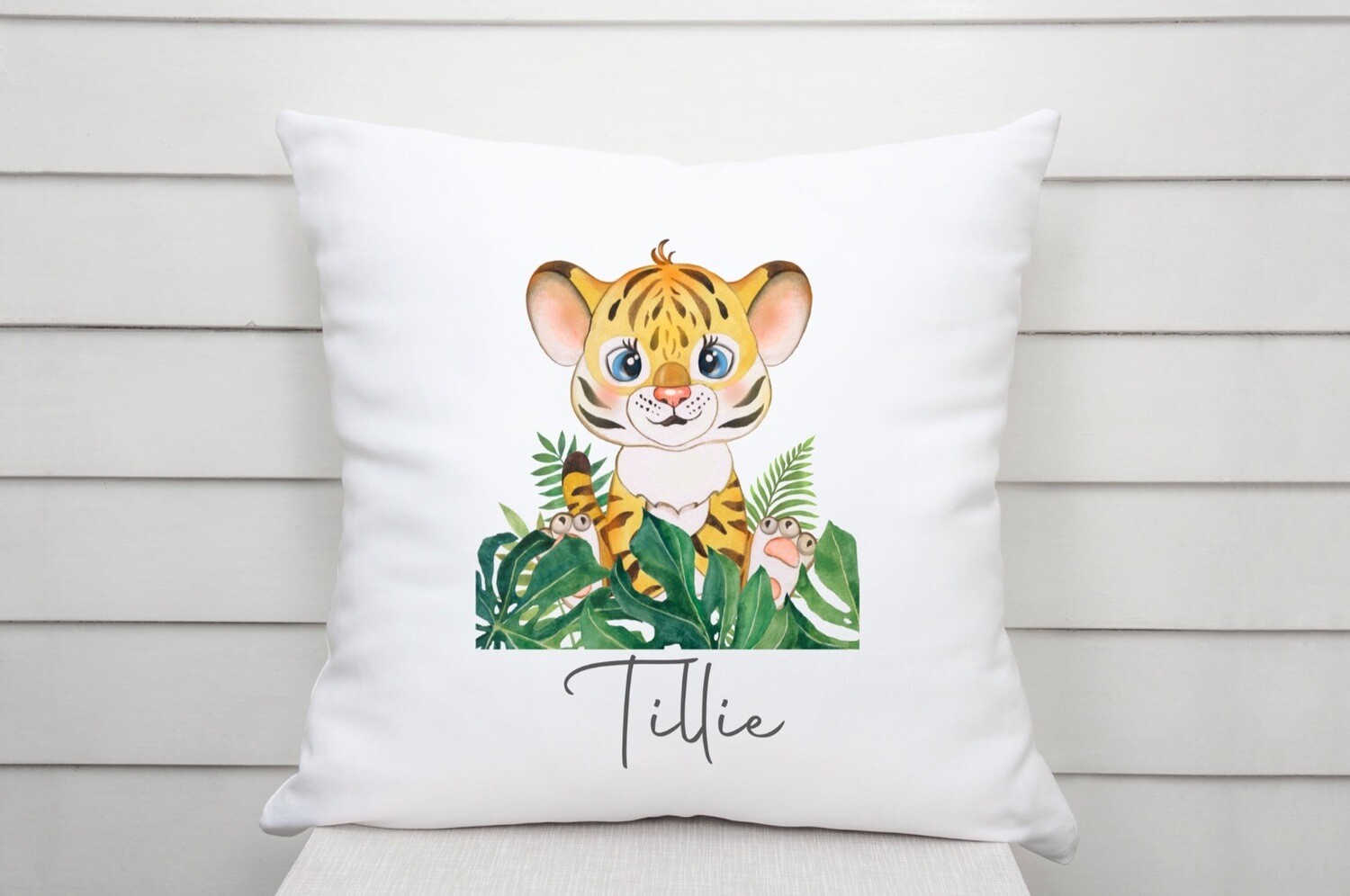 Safari Animal Personalised Cushion