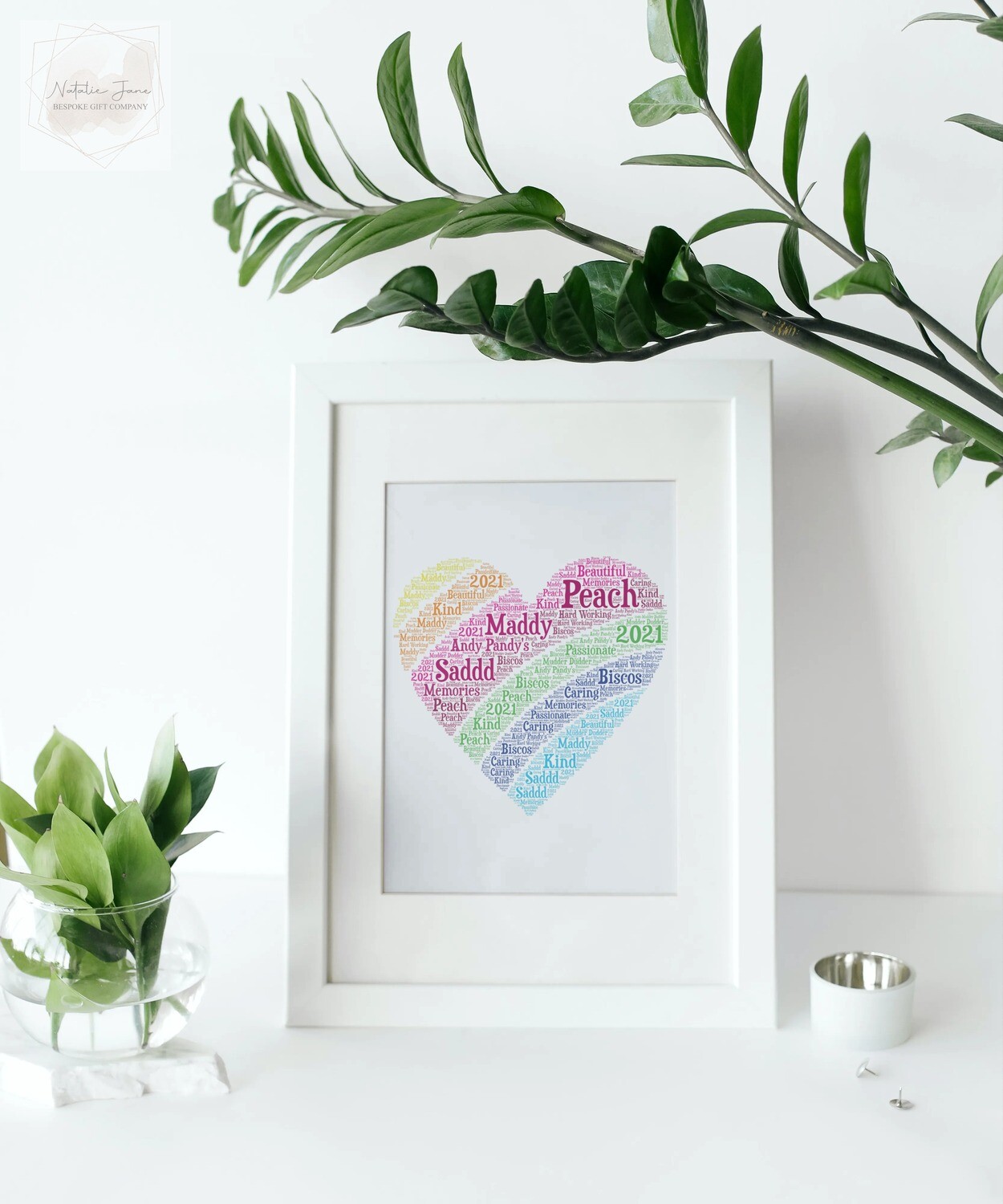 Personalised Word Art Picture