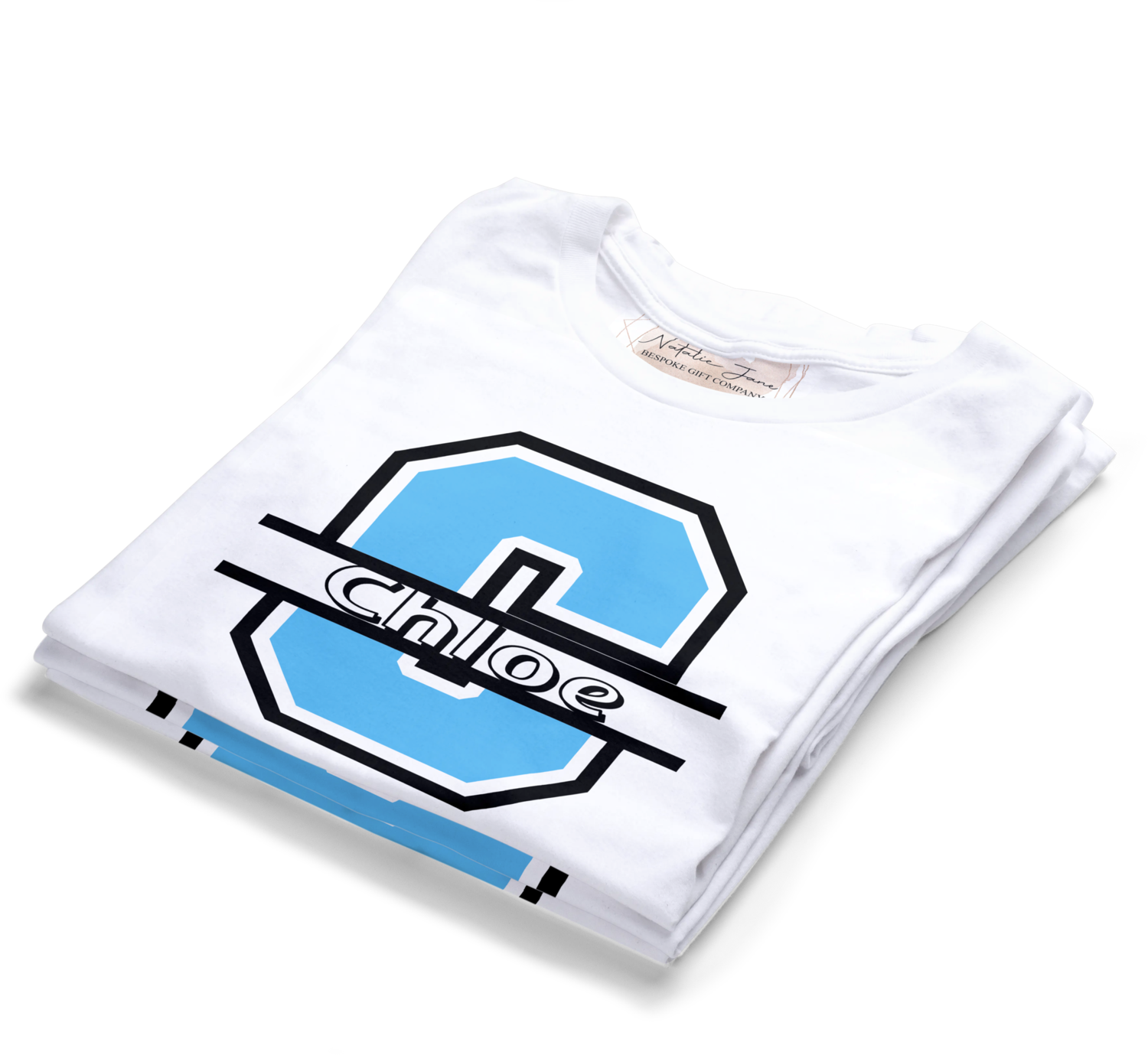 Varsity Style Split Letter T Shirt