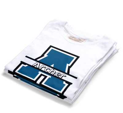 Varsity Style Split Letter T Shirt