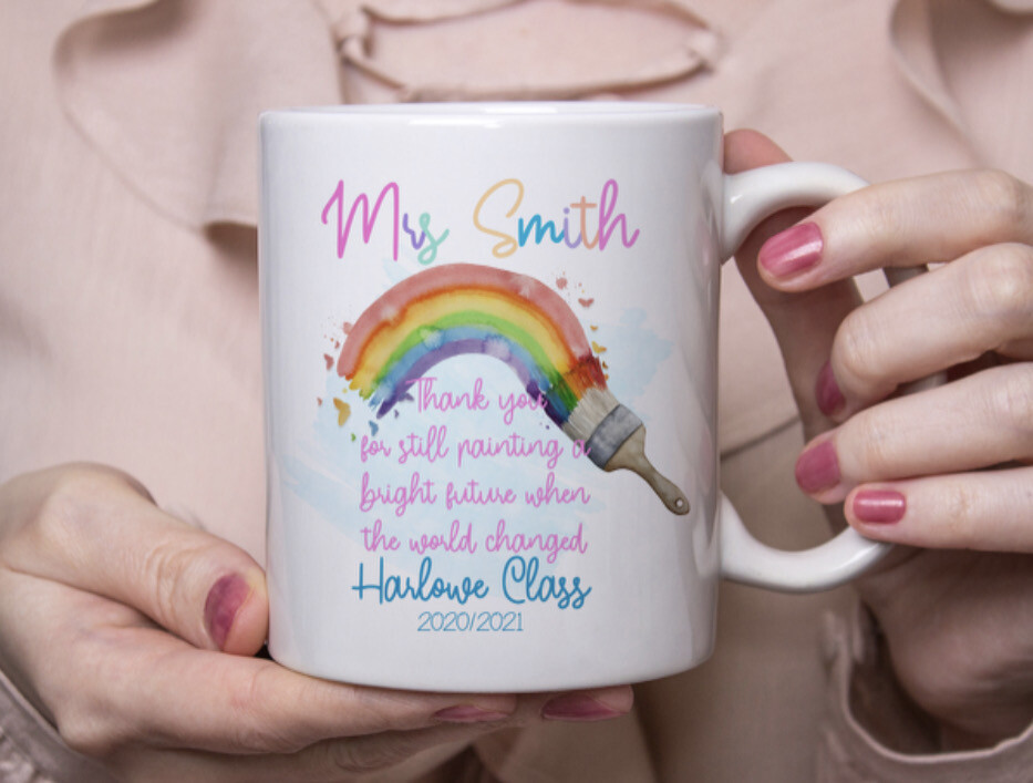 Teacher Rainbow Mug
