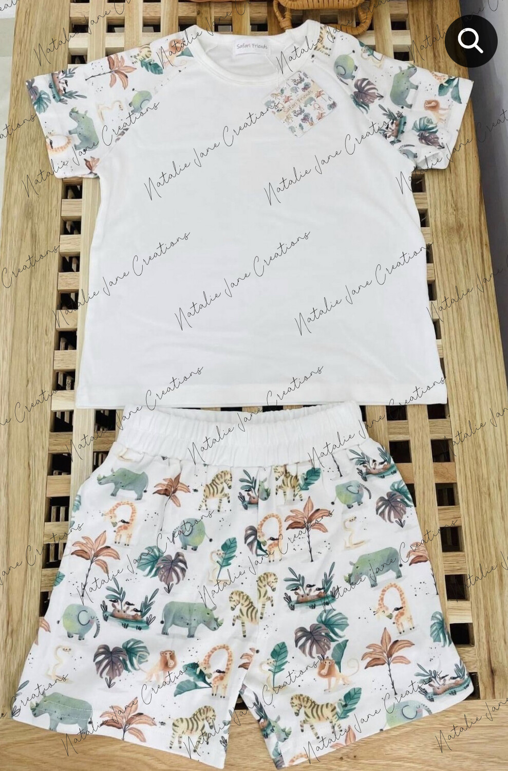 Safari Shorts &amp; T Shirt Set