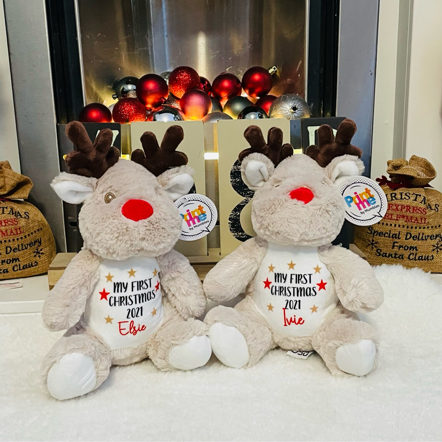 Soft Cuddly Christmas Reindeer