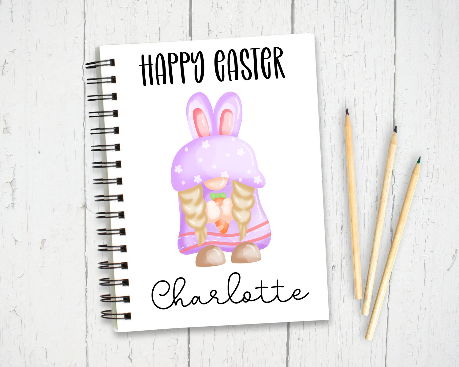 Personalised Easter Notebook