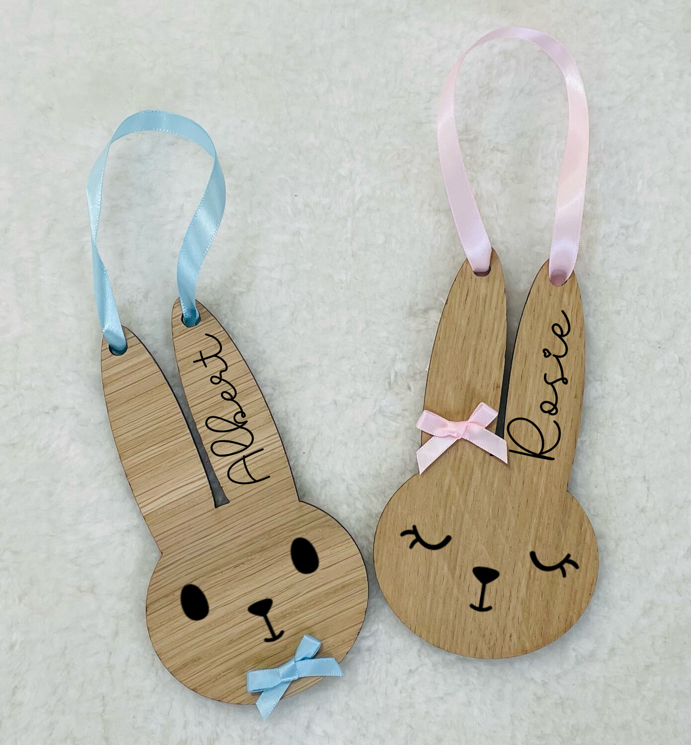 Personalised Hanging Bunny Face