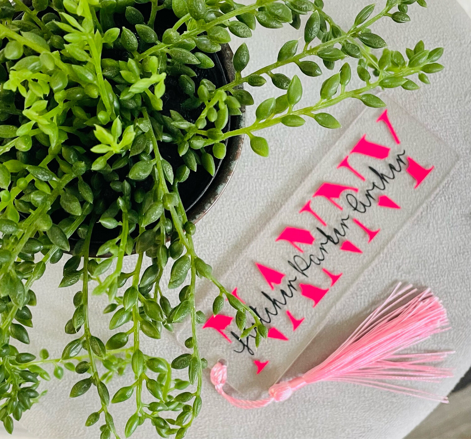 Personalised Bookmark