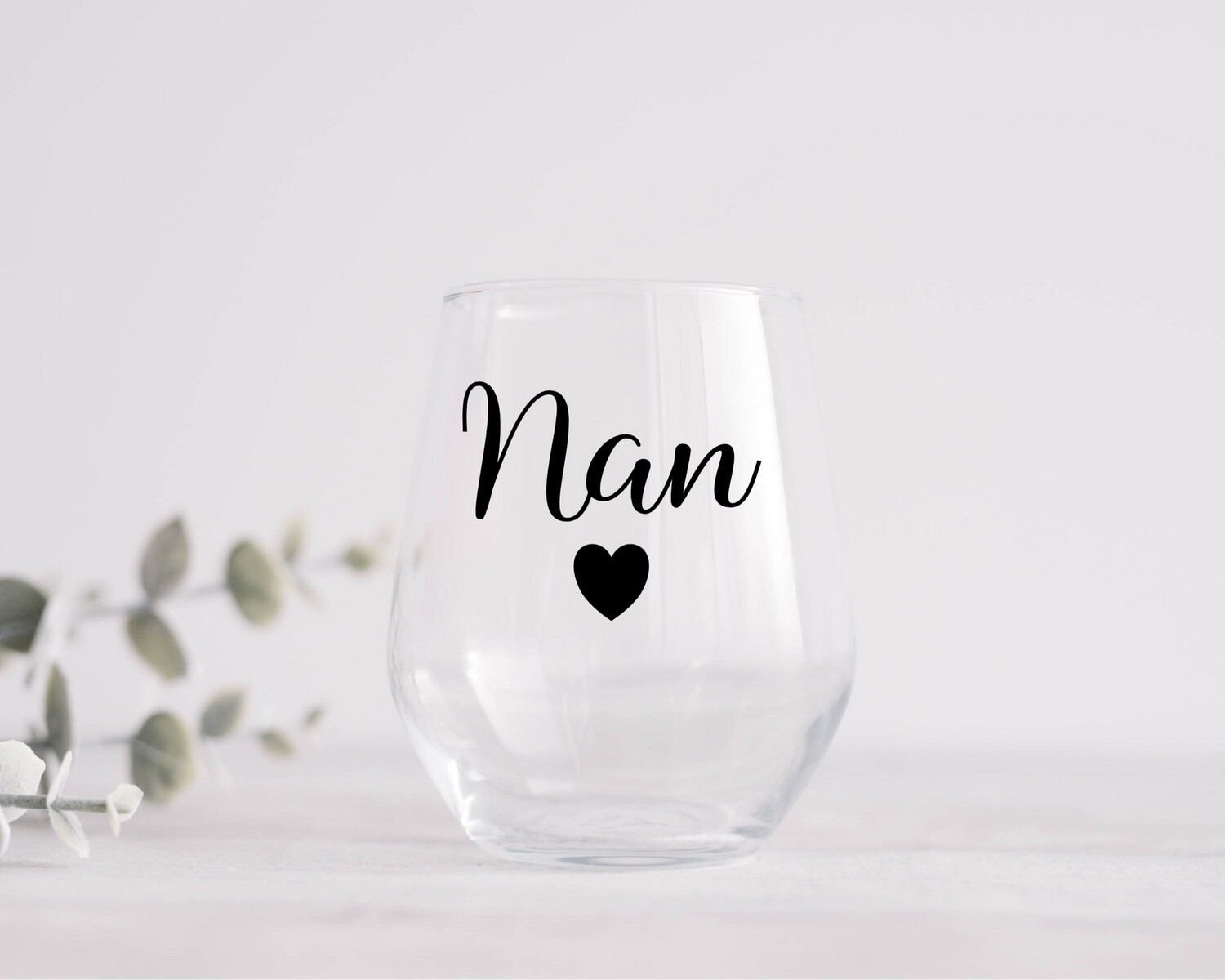 Stemless Wine Glass
