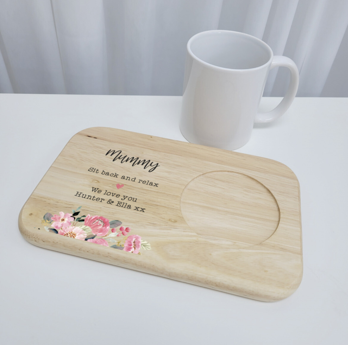Printed Tea And Biscuits Board