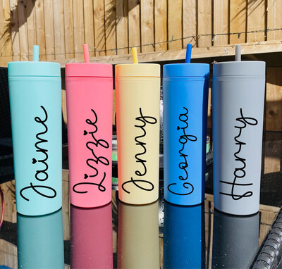 16oz Skinny Tumbler Personalised