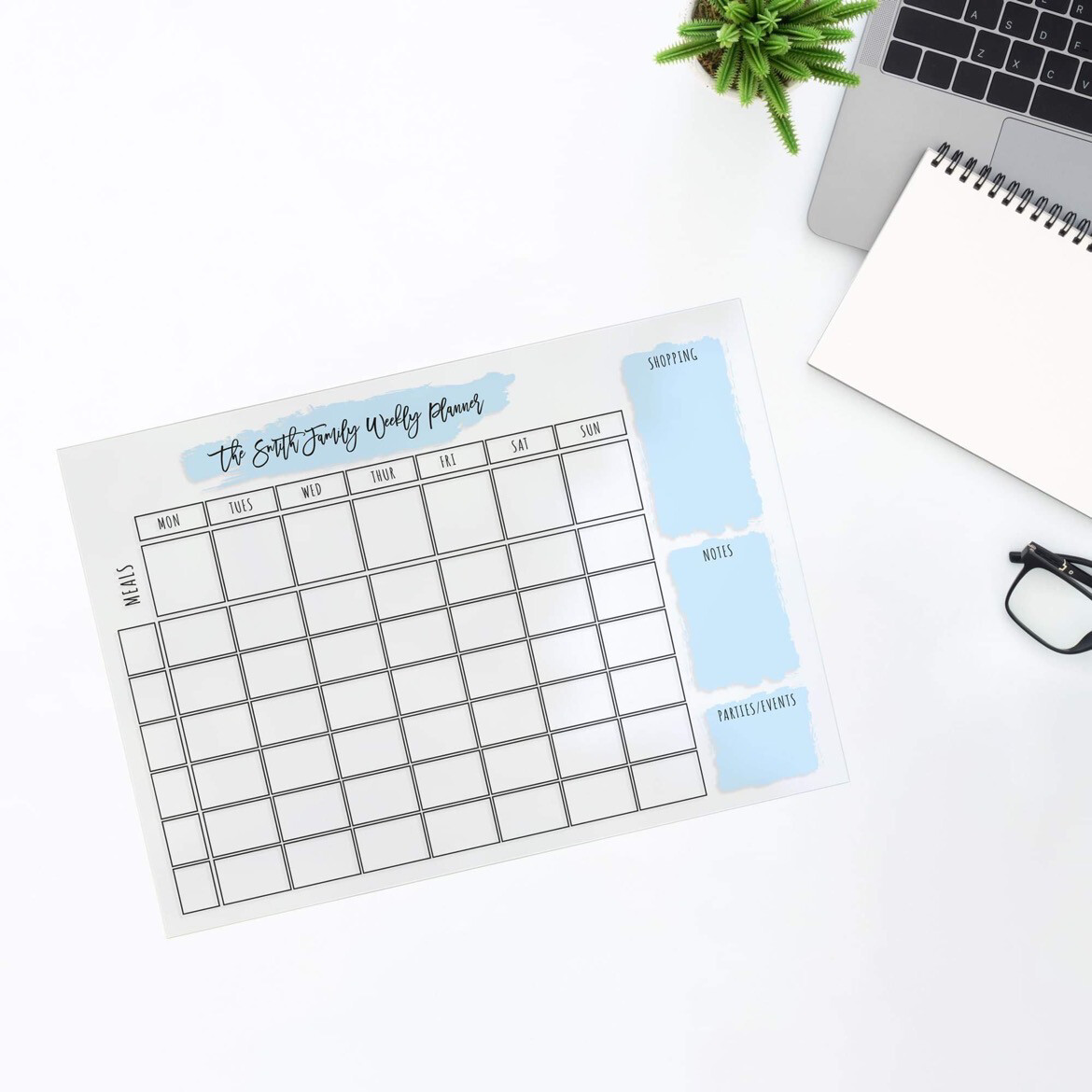 Family Wall Planner Clear 