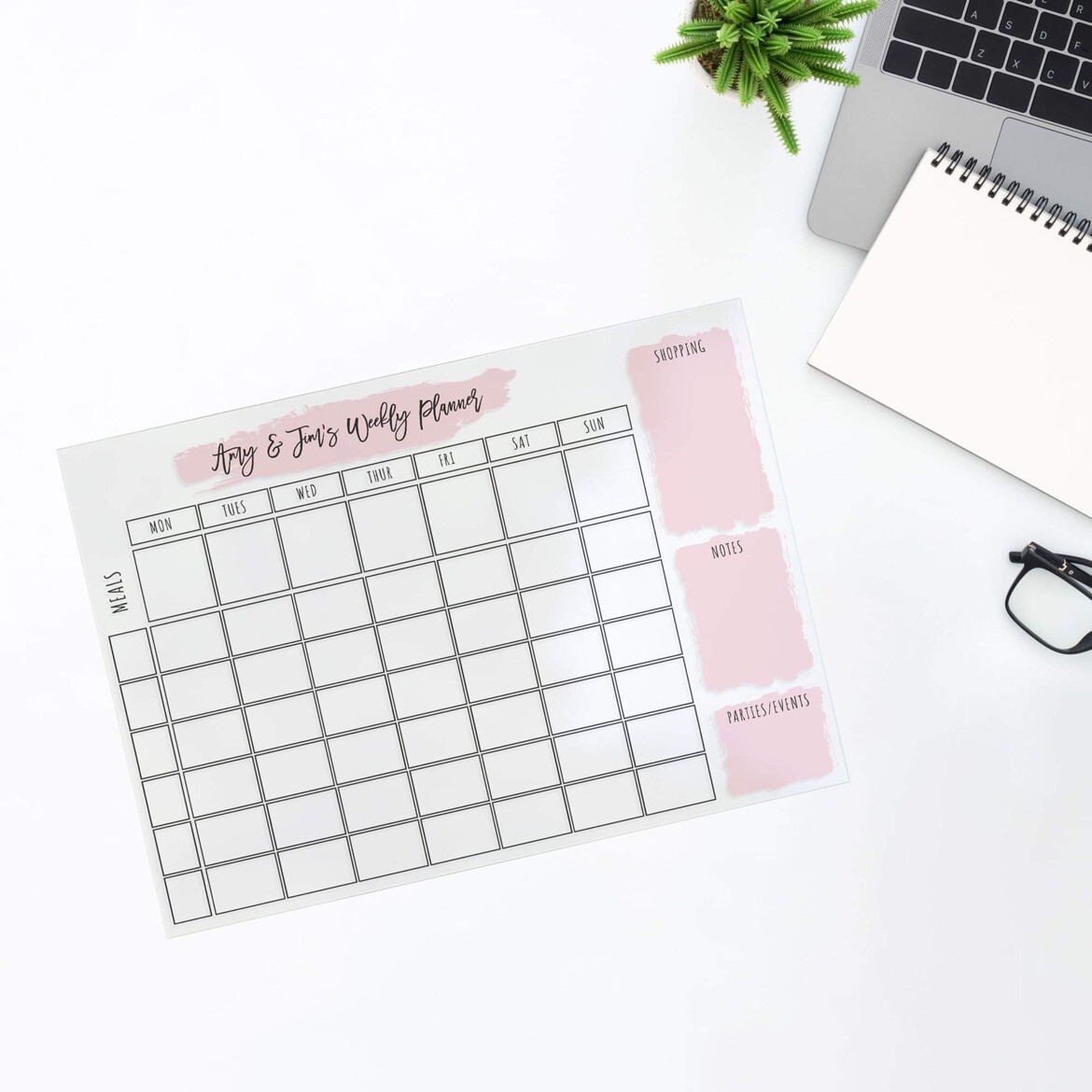 Family Wall Planner Clear 