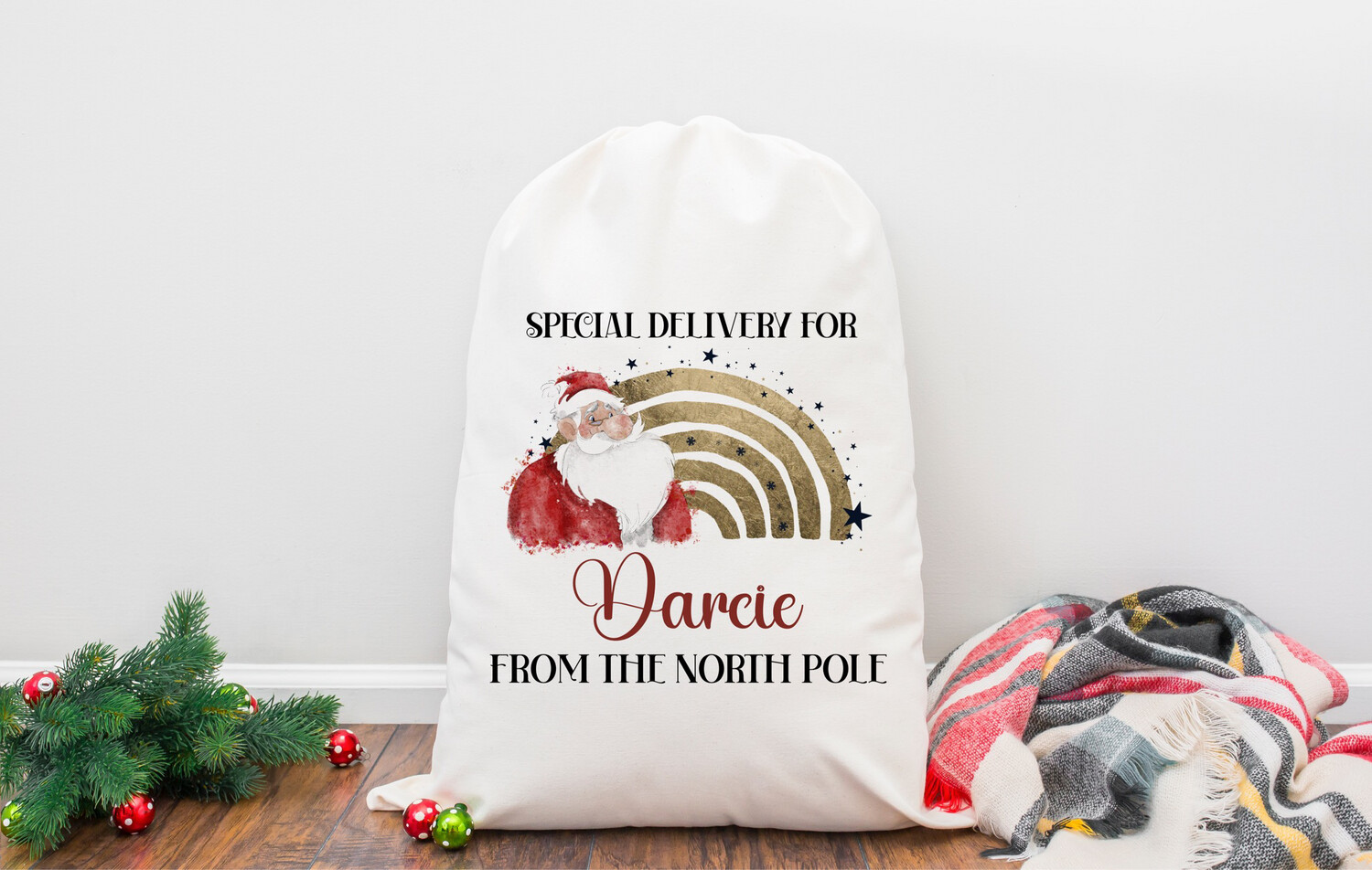 Reindeer Alphabet Christmas Sacks
