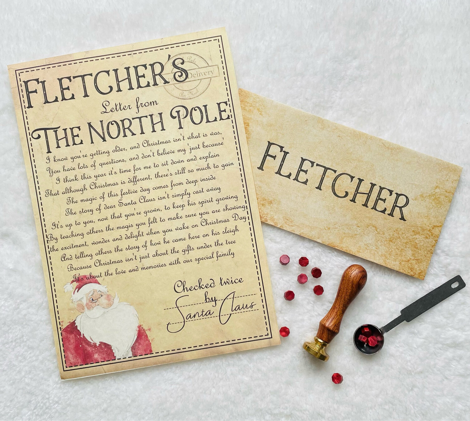 Santa Non Believer Letter