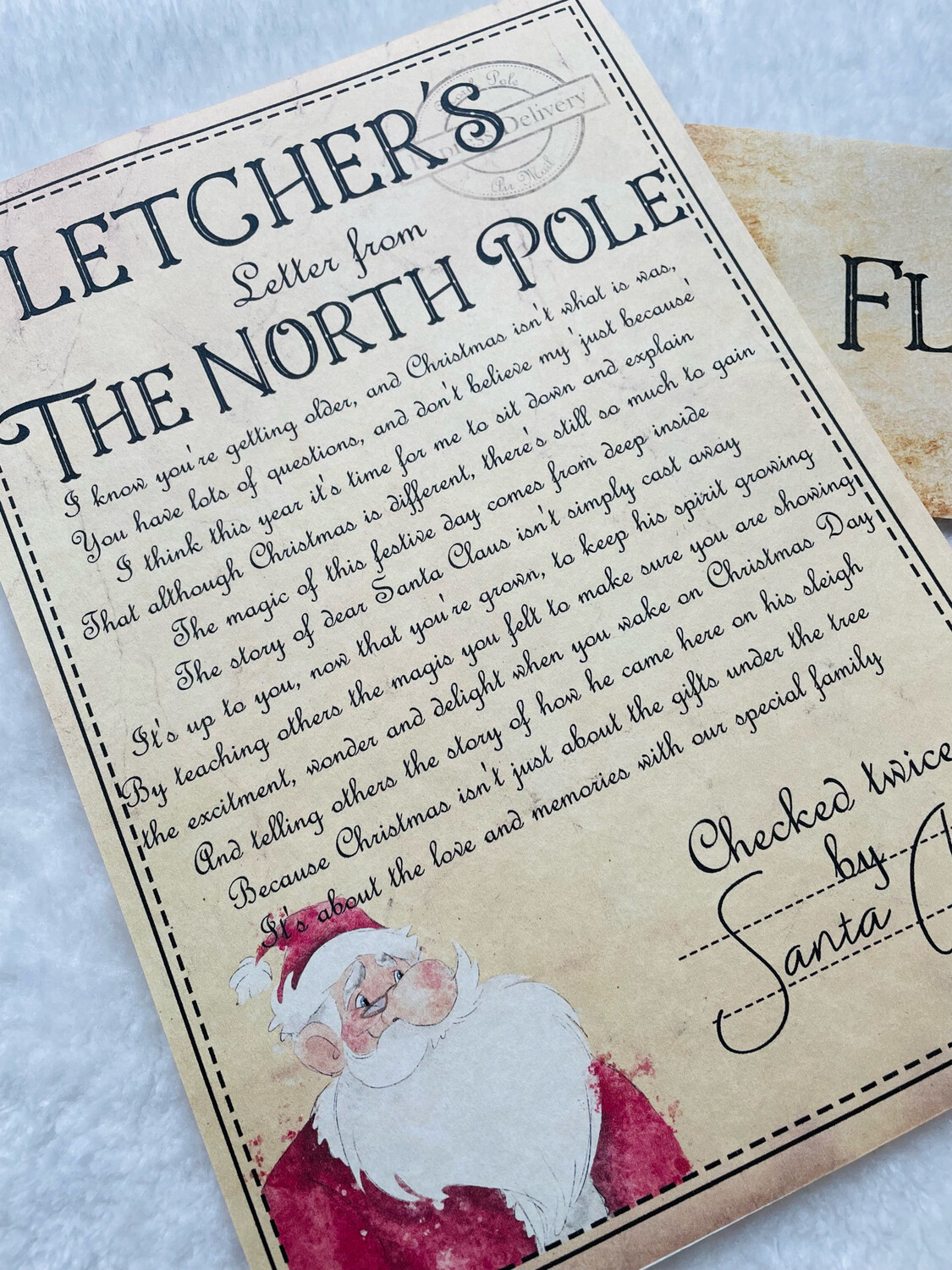 Santa Non Believer Letter