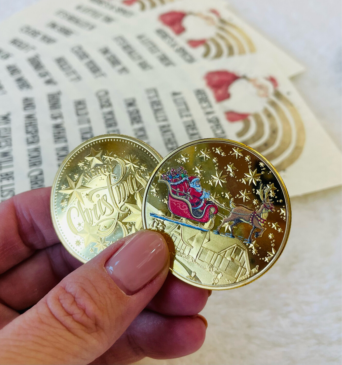 Santas Special Gold Coin