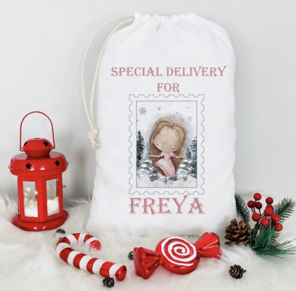 Nutcracker Christmas Sack