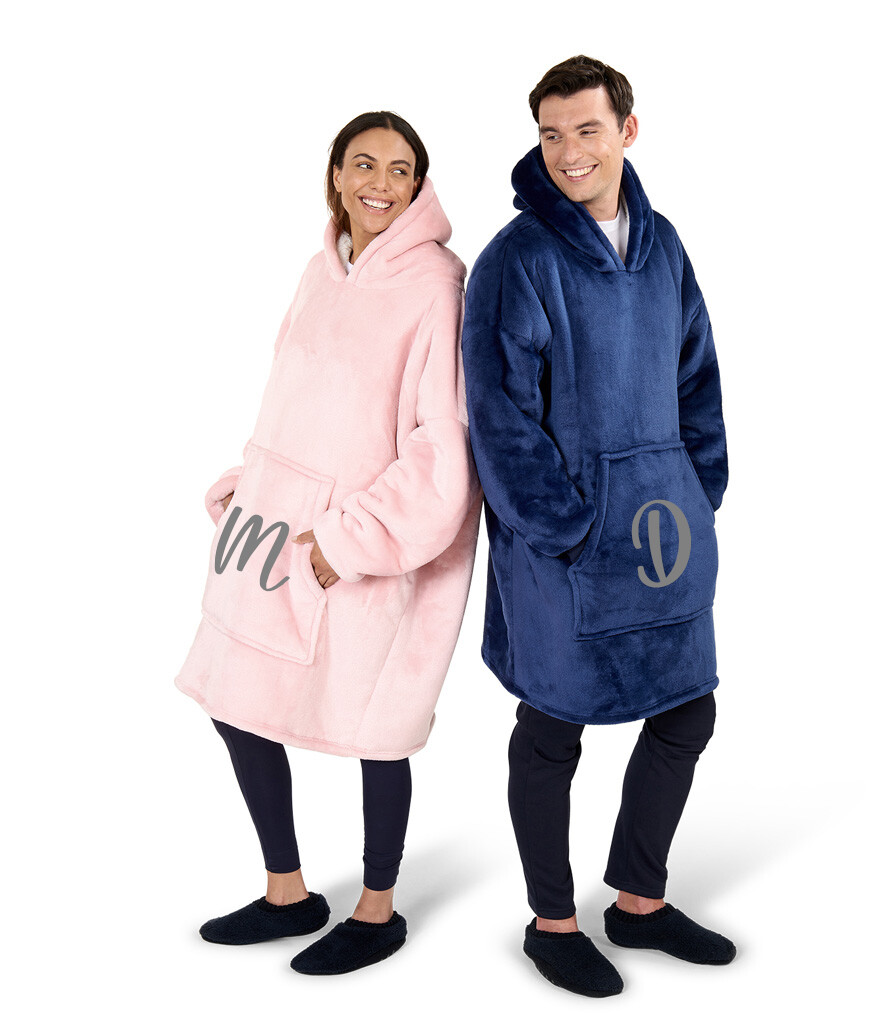 Adults Oversized Fleece Hooded Blanket