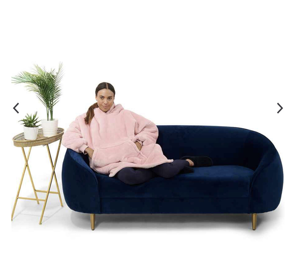 Adults Oversized Fleece Hooded Blanket