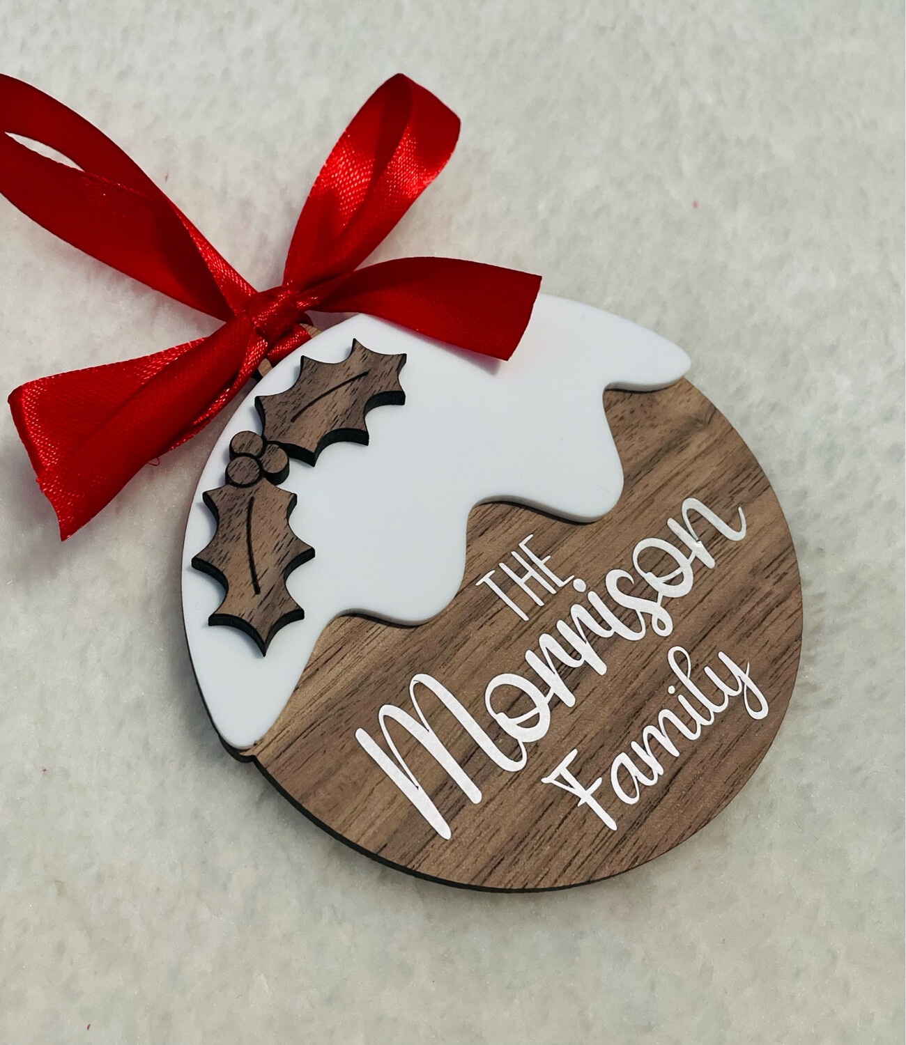 Christmas Pudding Hanging Decoration