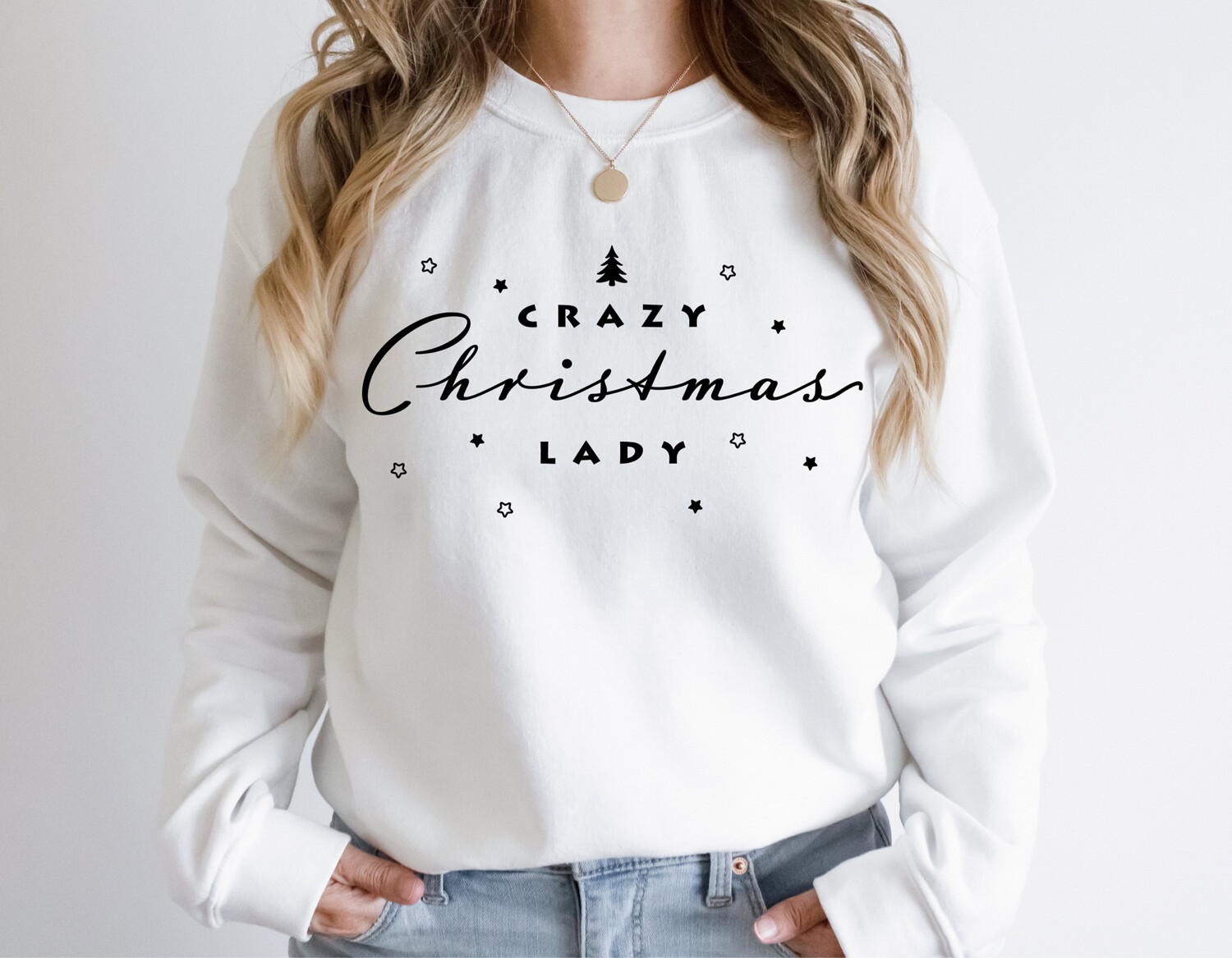Crazy Christmas Lady Jumper